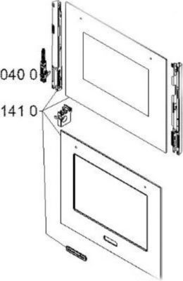 Diffuseur de lumière WHIRLPOOL PORTE FOUR EXTERIEURE REP 1410 POUR FOUR