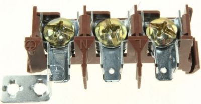 Pièce détachée WHIRLPOOL bornier 3 fils Pièce détachée WHIRLPOOL bornier 3 fils