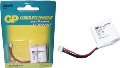 Kit de remplacement PHILIPS accumulateur 2.4 v 300 mah philips xalio