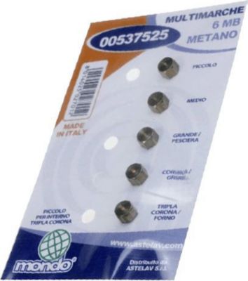 Bruleur DIVERS SACHET INJECTEURS GAZ NATUREL Ø 6 M/M