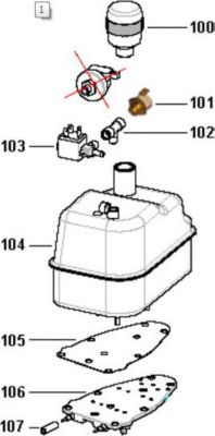 Kit de réparation POLTI pressostat nouveau modele