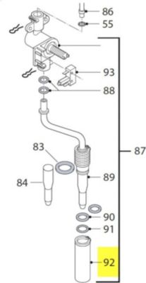 Kit de réparation DELONGHI tube cappuccino