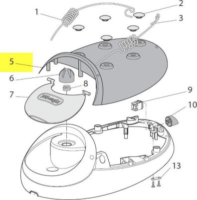 Kit de réparation DELONGHI repose fer ss17