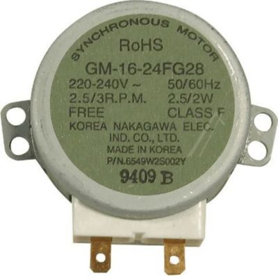 Moteur de plateau tournant LG moteur de plateau tournant