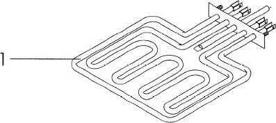 Résistance KUPPERSBUSCH resistance grill Résistance KUPPERSBUSCH resistance grill