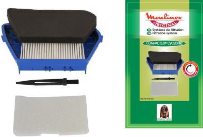 Kit de réparation MOULINEX kit de filtration + brossette