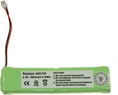 Kit de remplacement DIVERS batterie 2sn35f60h aeg f20 2.4 volts 500