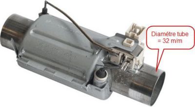 Résistance ARTHUR MARTIN RESISTANCE TUBE AVEC SECU 2000W... Résistance ARTHUR MARTIN RESISTANCE TUBE AVEC SECU 2000W...