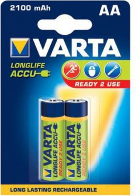 Kit de remplacement DIVERS accu varta lr06 1.2v-2100mah ni-mh 2x