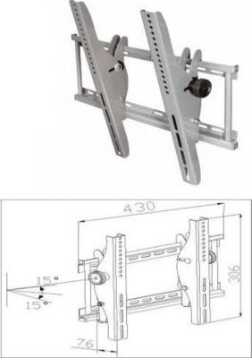 Kit de réparation DIVERS support mural plasma inclinable 45 kg