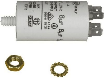 Condensateur DIVERS CONDENSATEUR PERMANENT 8 ΜF 450V... Condensateur DIVERS CONDENSATEUR PERMANENT 8 ΜF 450V...