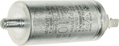 Condensateur WHIRLPOOL CONDENSATEUR 10 MF 400-450 V