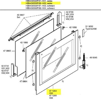 Verre BOSCH vitre de facade noire Verre BOSCH vitre de facade noire