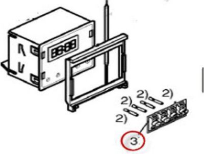 Bouton NEFF jeu de touches de minuterie