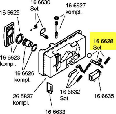 Pièce détachée SIEMENS jeu de reparation 25.0679.00
