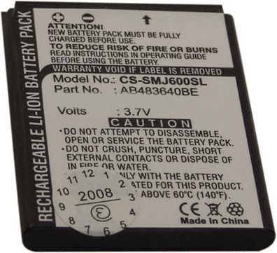 Kit de remplacement SAMSUNG batterie li-ion 850 mah 3.7v samsung