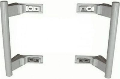 Poignée LIEBHERR JEU DE 2 POIGNEES DE PORTE BLANCHE