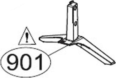 Kit de réparation LG pied gauche rep 901