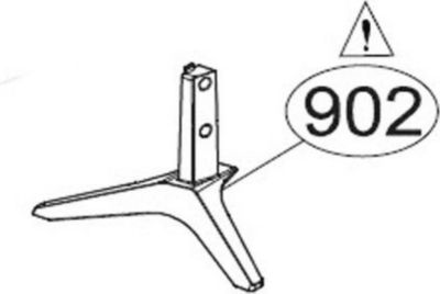 Kit de réparation LG pied droit rep 902