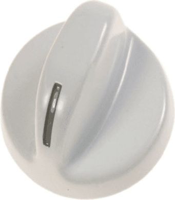 Bouton BOMPANI manette de gaz bombee blanche