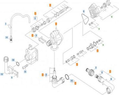 Pompe KARCHER BOITIER DE COMMANDE COMPLET PIECE DE REC