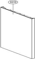 Porte LG facade de porte argent