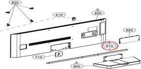 Kit de réparation LG pied fixe Kit de réparation LG pied fixe