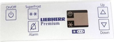 Poignées LIEBHERR BANDEAU DE COMMANDE FOLIO POUR CONGELATE