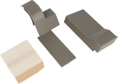 Charnières de porte SAMSUNG kit montage porte a gauche inox gris