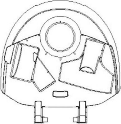 Kit de réparation NILFISK couvercle noir coupe neo