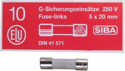 Diode et fusible DIVERS fusible x10 5x20mm 12a