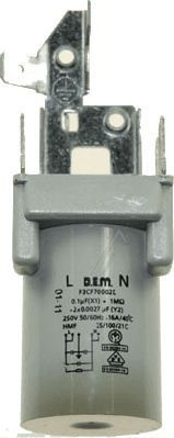 Condensateur WHIRLPOOL FILTRE ANTI PARASITE POUR LAVE VAISSELLE