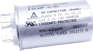Pièce détachée LG condensateur 10uf single 50/60hz - 400v Pièce détachée LG condensateur 10uf single 50/60hz - 400v