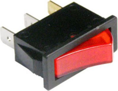 Interrupteur DIVERS interrupteur m/a 16a lumineux rouge 29x1