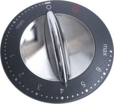 Pièce détachée KENWOOD BOUTON GRIS/CHROME A PULSE POUR PETIT EL