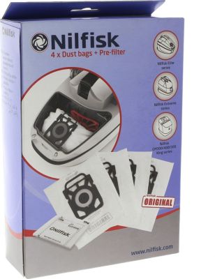 Kit de réparation NILFISK lot 4 sacs hygiene extreme elite king