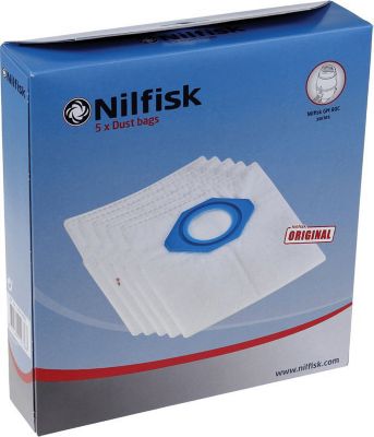Kit de réparation NILFISK lot de 5 sacs synthétiques gm 80c