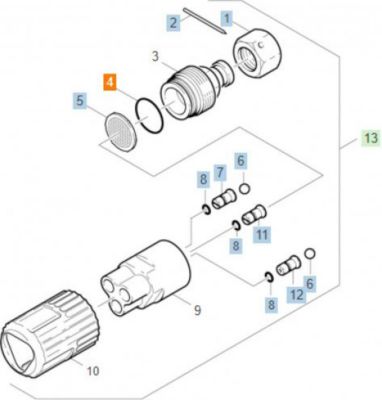 Pompe KARCHER JOINT TORIQUE 21.95 X 1.78 REP 4 POUR NE