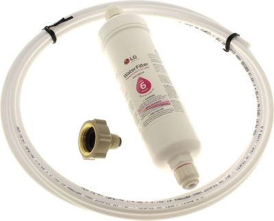 Filtre LG tuyau arrive eau + raccord + filtre a ea Filtre LG tuyau arrive eau + raccord + filtre a ea