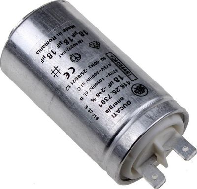 Condensateur ELECTROLUX CONDENSATEUR 18UF - 1240344612 Condensateur ELECTROLUX CONDENSATEUR 18UF - 1240344612