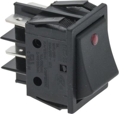 Kit de réparation DIVERS interrupteur bipolaire noir 16a 250v ave