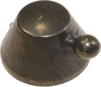 Bouton ROSIERES manette dore