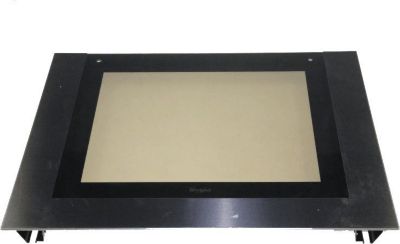 Porte WHIRLPOOL PORTE + ENJOLIVEUR + MONTANTS G/D POUR F