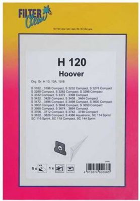 Kit de réparation HOOVER sachet de sacs hoover h120