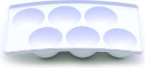 Bac INDESIT BAC A OEUFS (6) BLANC POUR REFRIGERATEUR