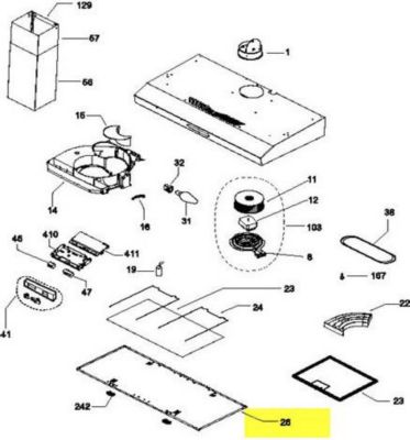 Pièce détachée INDESIT GRILLE FILTRE CM60 HI151IX -...
