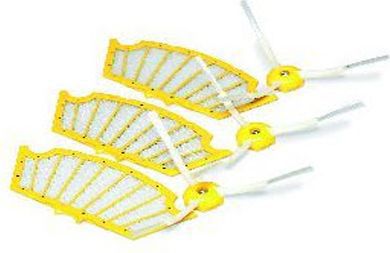 Kit de réparation IROBOT pack 3 filtres et 3 brosses laterales