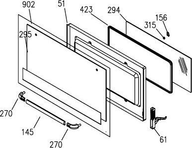 Hublot AIRLUX vitre expterieure repere 295