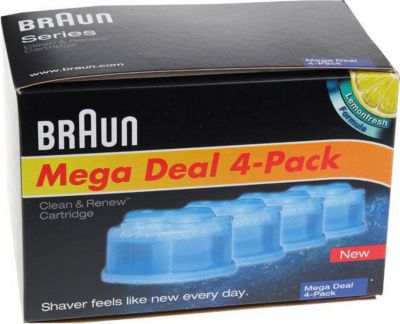 Kit de réparation BRAUN recharge lotion nettoyantes 4 pieces