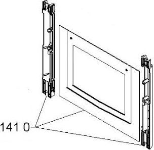 Hublot WHIRLPOOL vitre exterieure porte de four rep1410 Hublot WHIRLPOOL vitre exterieure porte de four rep1410